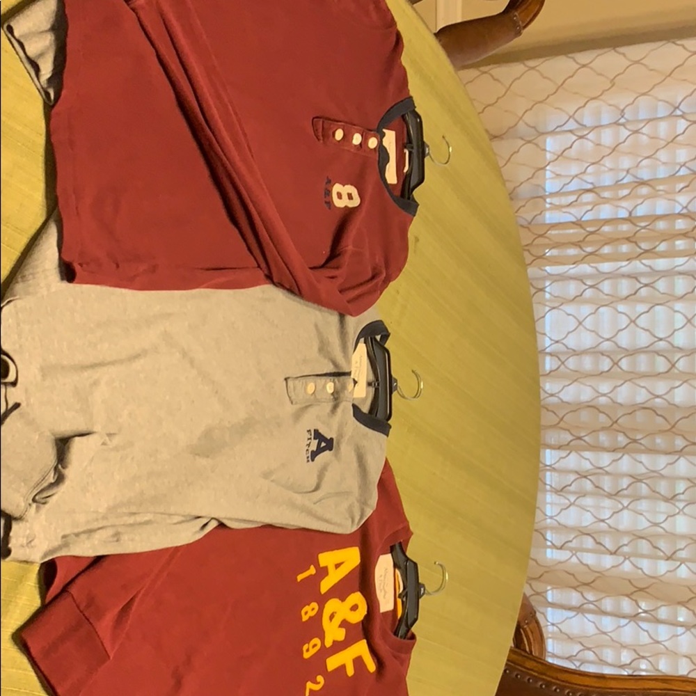 Abercrombie and Fitch long sleeved shirts